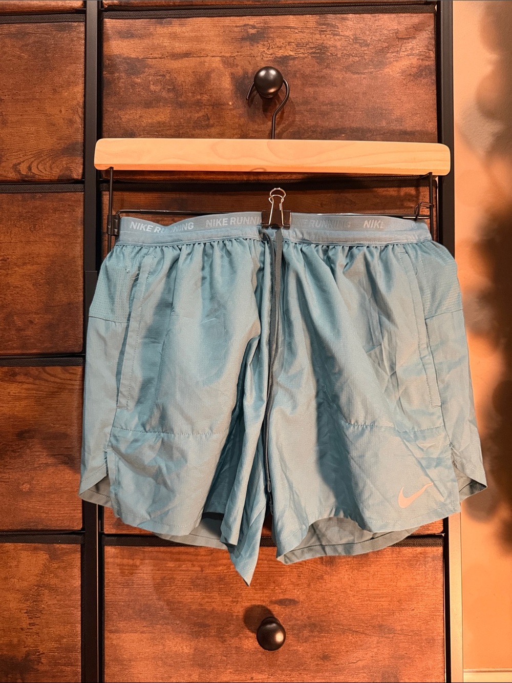 Nike Stride Dri-Fit Running Shorts - Light Blue (M)
